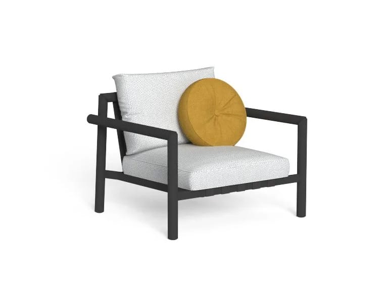 Тканевое кресло с подлокотниками и алюминиевой рамой Talenti озеро ARCH-00039681 - Вид №7