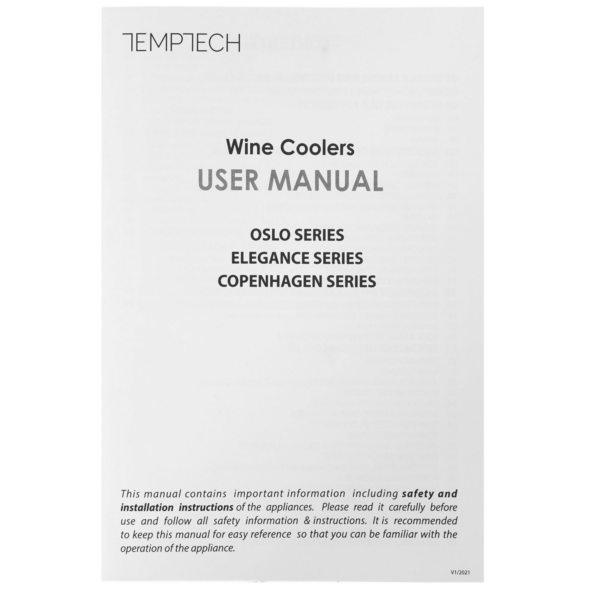 9973847 Винный шкаф Temptech EX60DRB черный STDN-0023847 - Вид №8