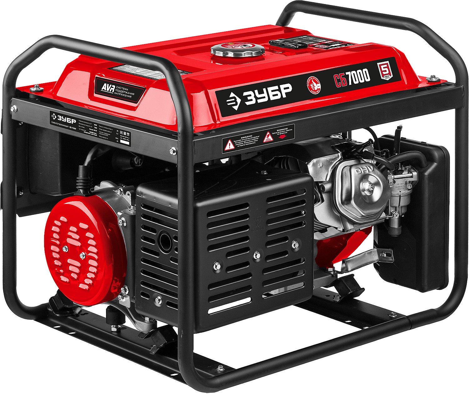 Электрогенератор   бензиновый Зубр СБ-7000 5307694 STDN-0094431 - Вид №2