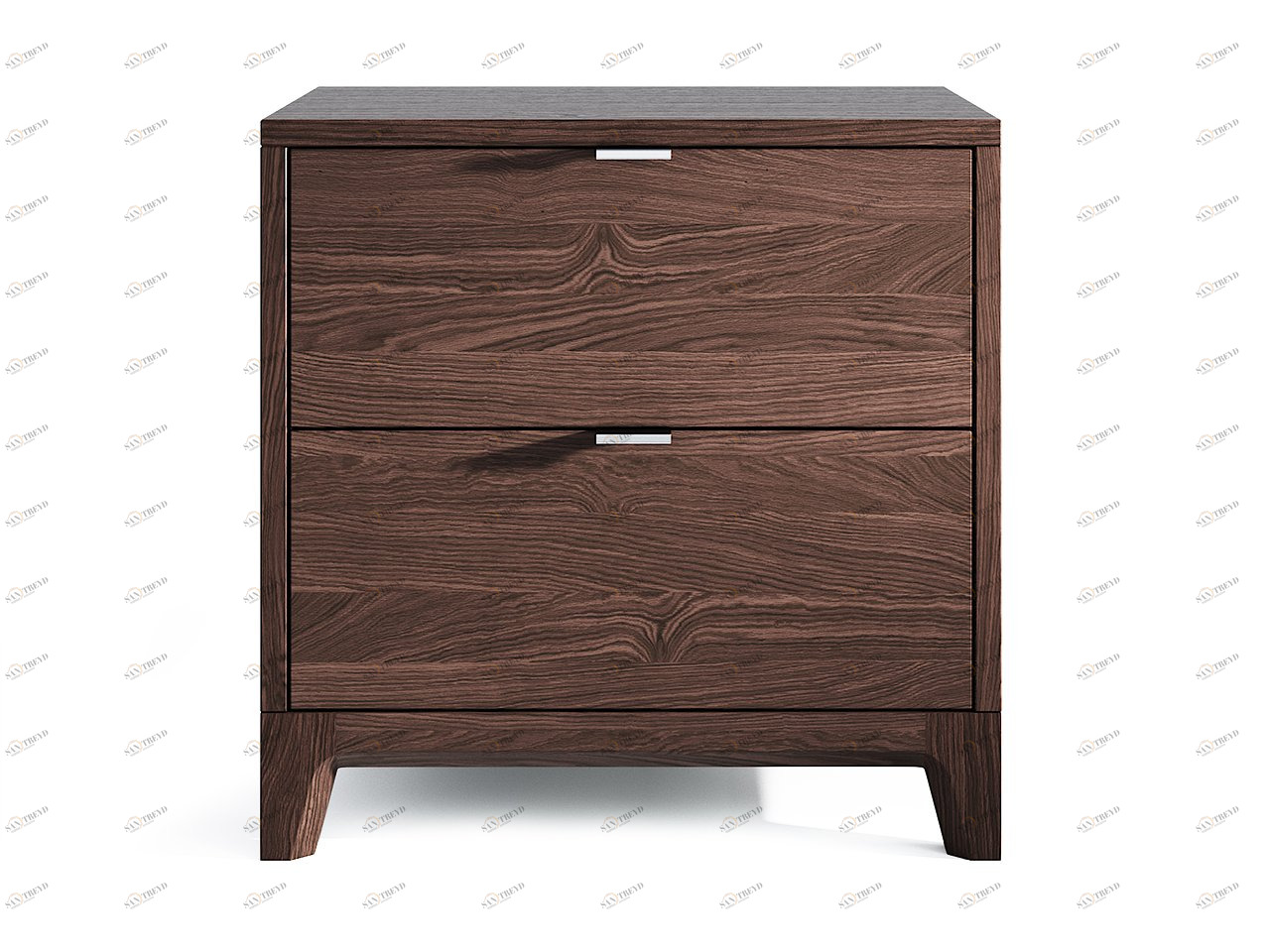 Маленькая прикроватная тумбочка коричневая Case THE IDEA  210311 Коричневый 