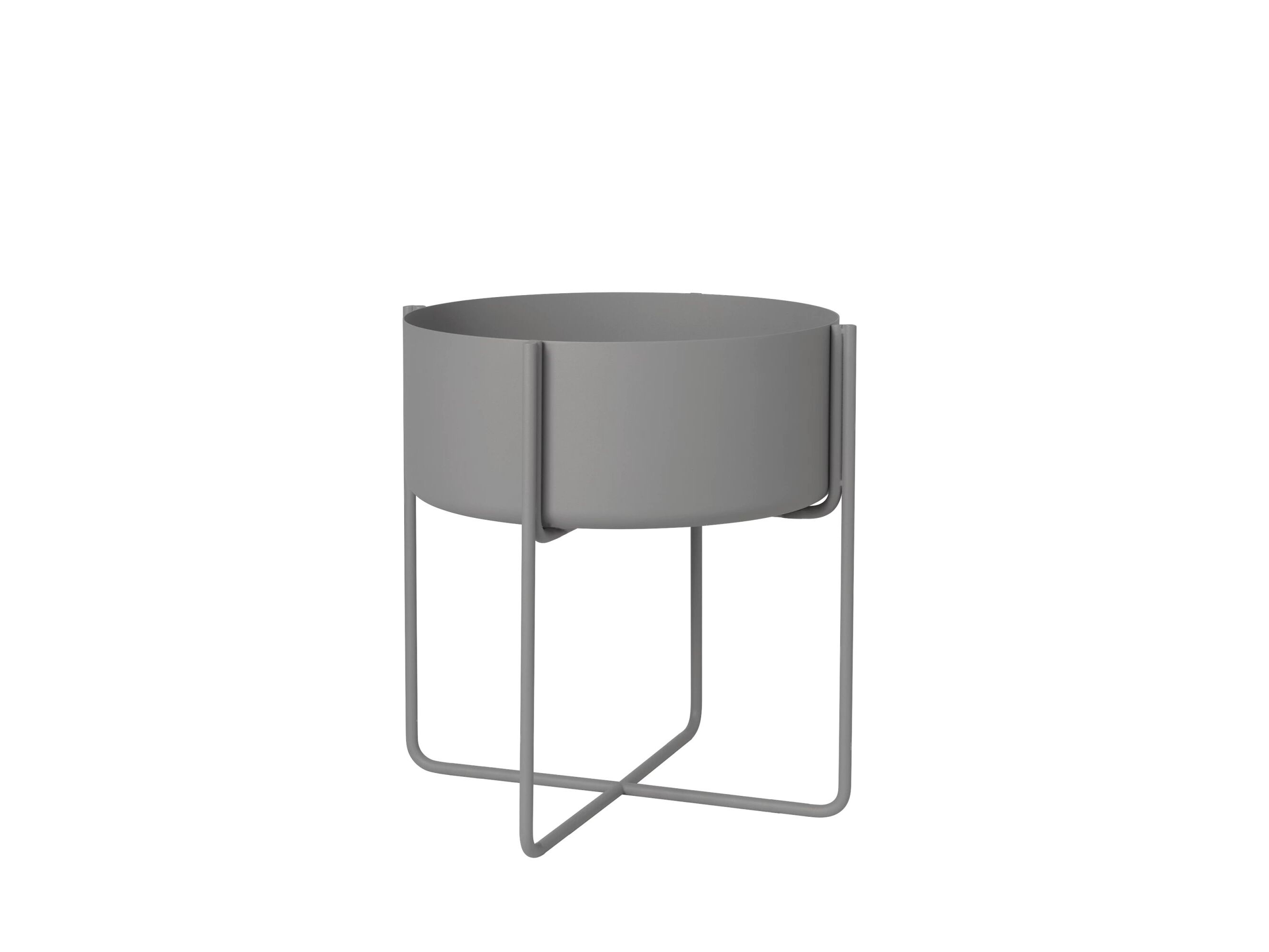 Круглая стальная плантатор с порошковым покрытием blomus Kena ARCH-00036330