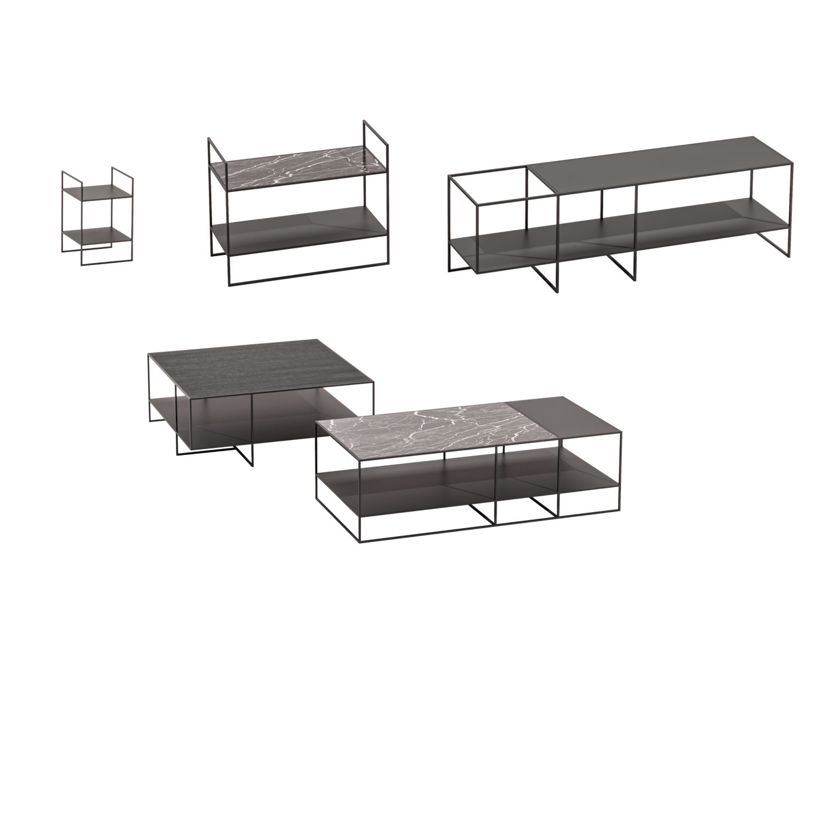 Металлический журнальный столик Ronda Design AXIS ARCH-00113726 - Вид №9