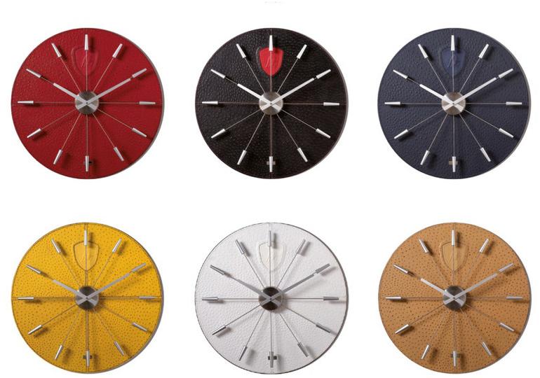 Tonino Lamborghini Casa Настенные часы из кожи страуса sun-id-1472863 - Вид №1