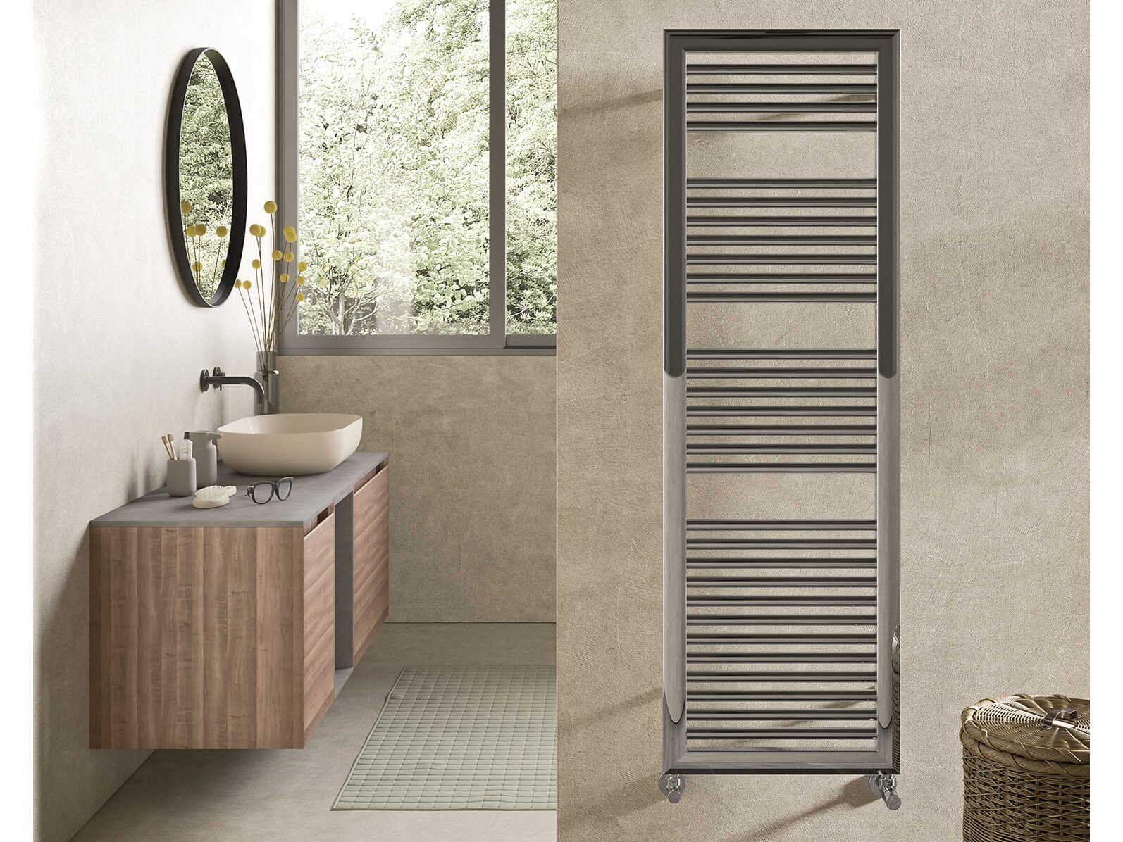 Хромированный радиатор для ванной комнаты Irsap Novo Cult ARCH-00003543