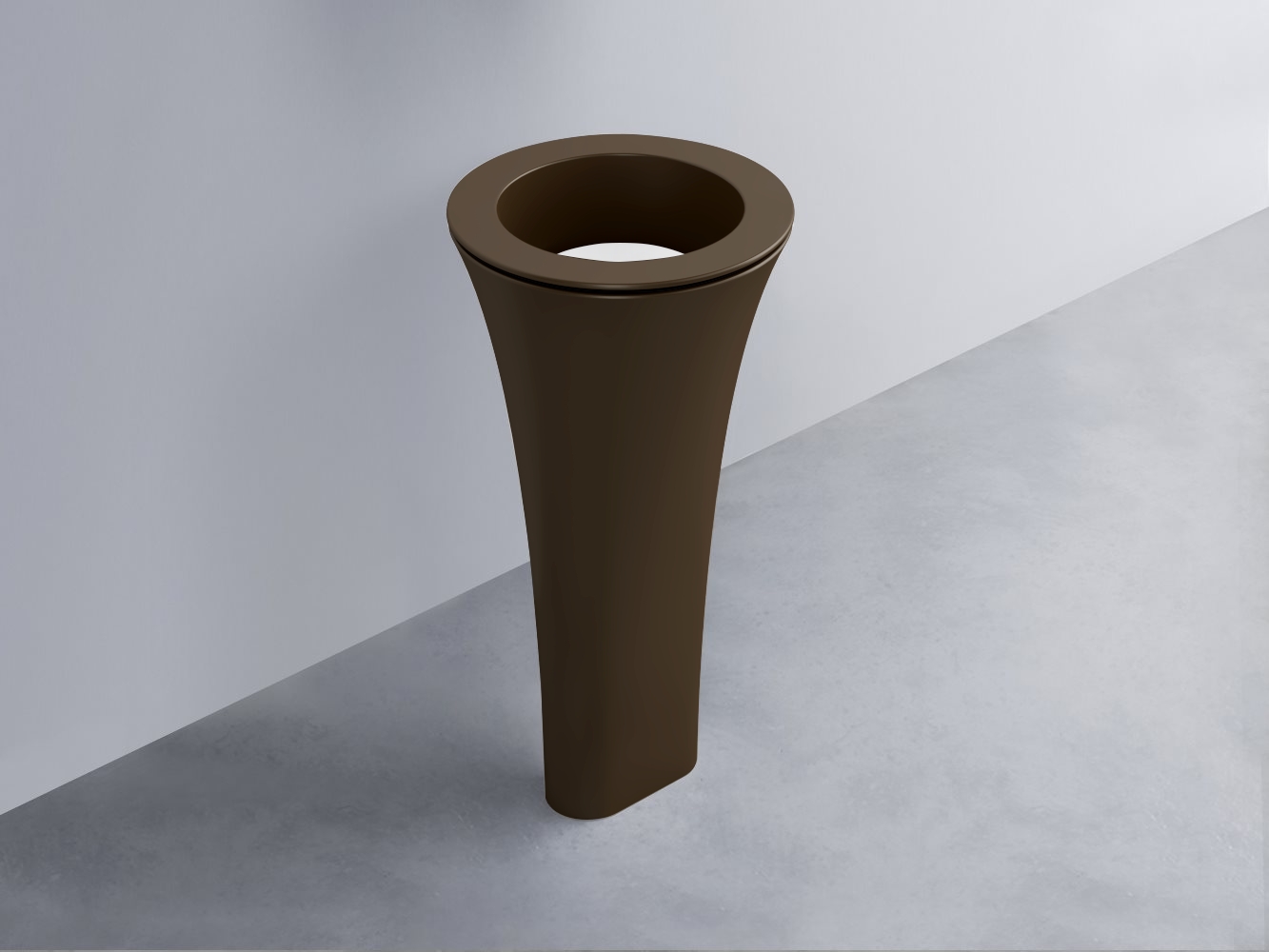 AMLA45-CA+AMPILT-BL+AMCOLT-CA Раковина Amedeo Tondo отдельностоящая cielo Enjoy + Amedeo Ceramica Cielo