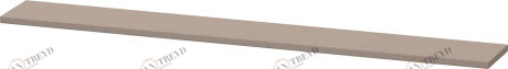 XL791204343 Подвесная полка X-Large #XL7912 600-1600 x 160 мм Базальт матовый, декор Duravit