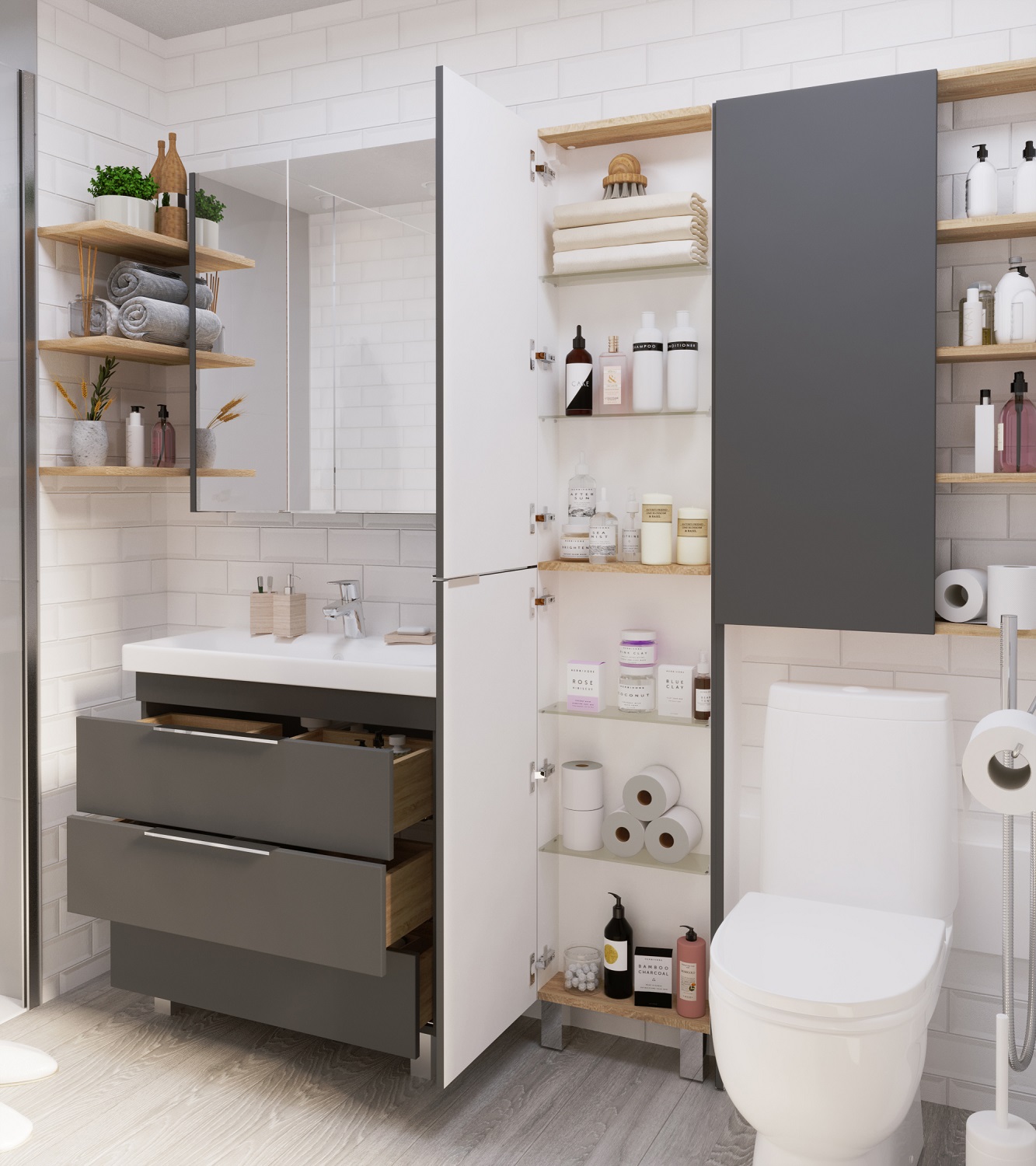 У92552 Пенал Gaula 40Н 2д.Black 1 Marka Gaula  - Вид №1