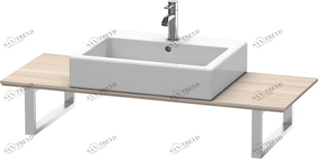 XL013C03131 X-Large Консоль для накладных раковин и встраиваемых умывальников Сосна серебристая, декор Duravit