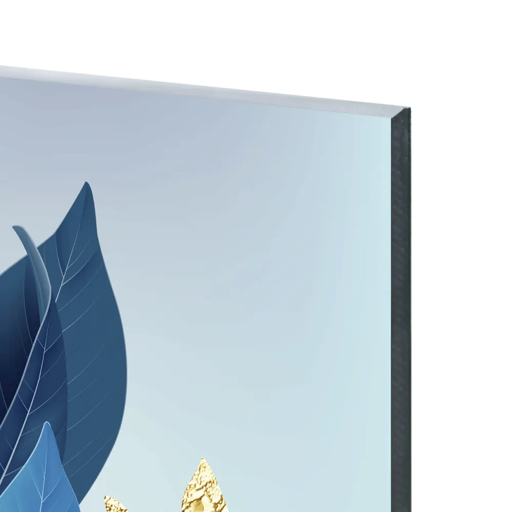 Картина на стекле Листики 1 60x80 см 85283007 STLM-2138096 ARTABOSKO  - Вид №1