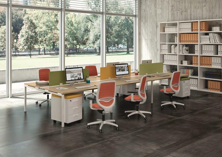 Quadrifoglio Поворотный офисный стул из ткани Okay sun-id-1354813 - Вид №4