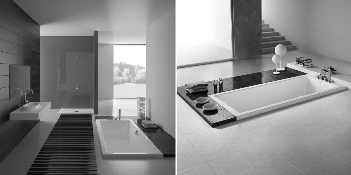 Ванна с наддувом без панелей Moove Blower 170х75 9B50-062 Dx Jacuzzi 9B50062DX - Вид №3