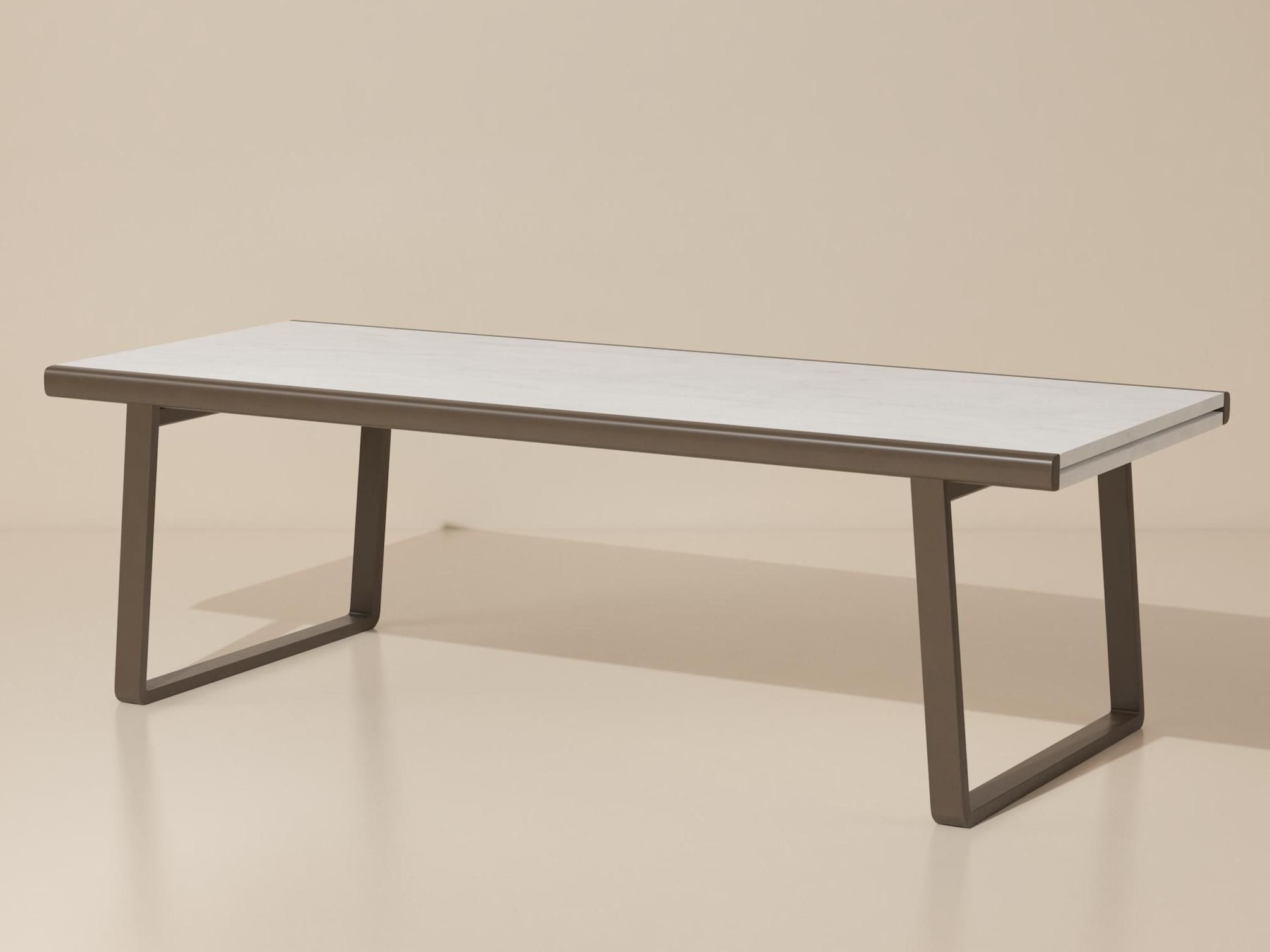 Выдвижной мраморный обеденный стол Kettal Bitta ARCH-00058829