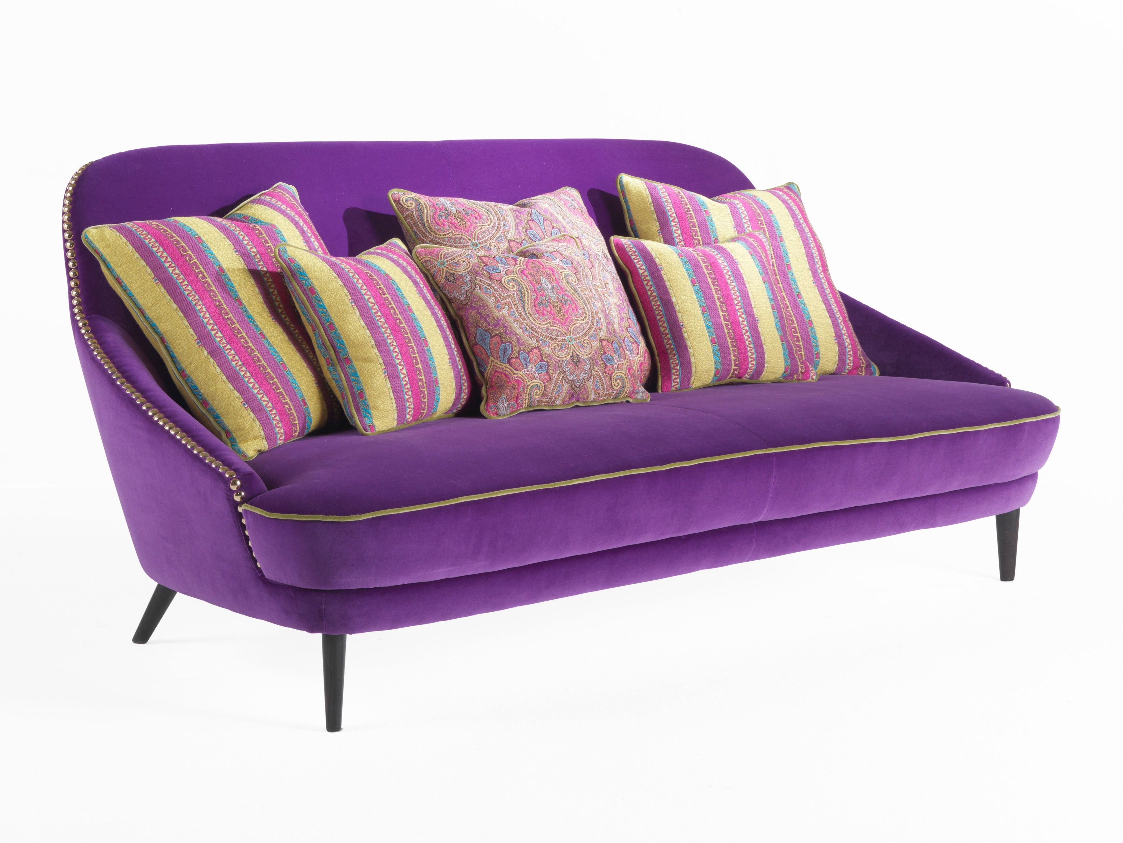 2-местный бархатный диван ETRO Home Interiors Jefferson ARCH-00109063 - Вид №1