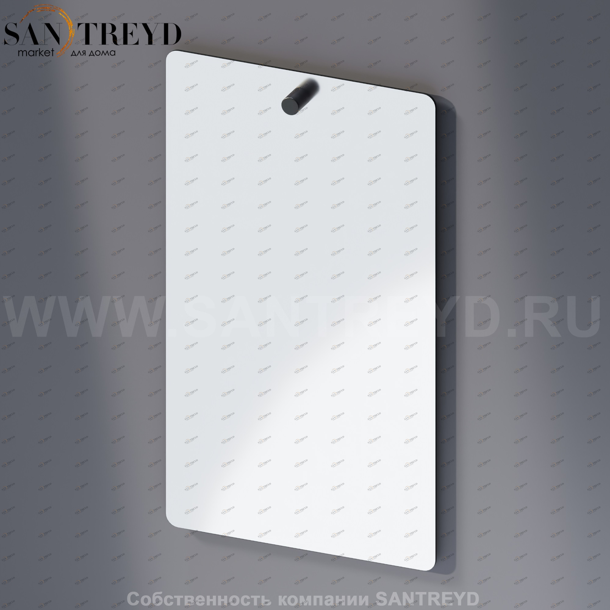 Agape DOT LINE Зеркало с держателем из темного дуба ADTL0459.RW ADTL0459RW