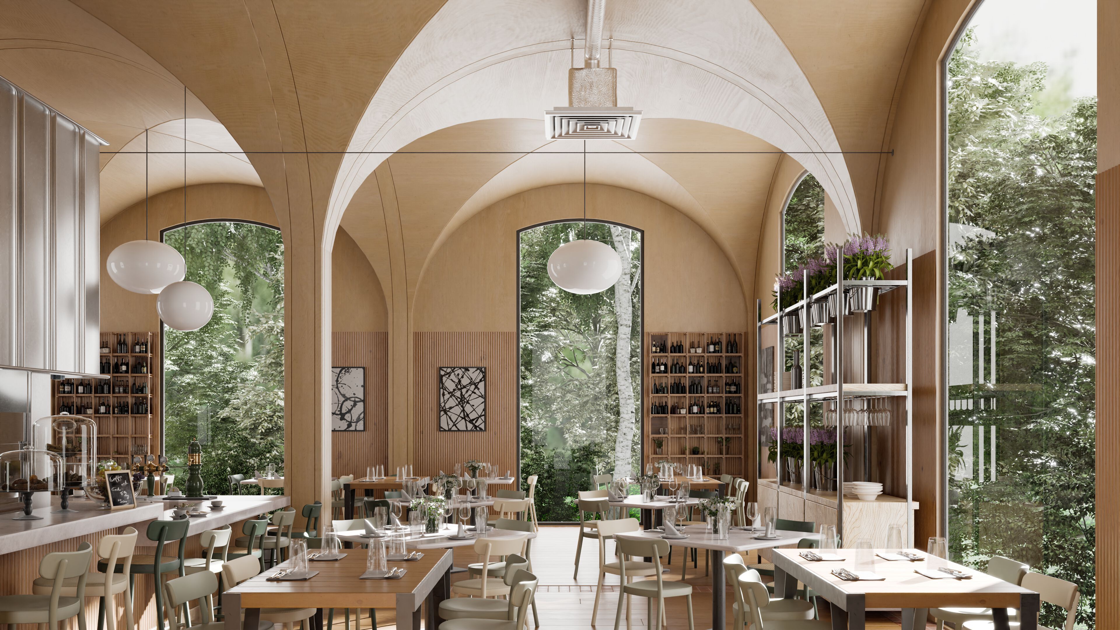 Стул из бука со спинкой TON La Zitta ARCH-00125233 - Вид №6