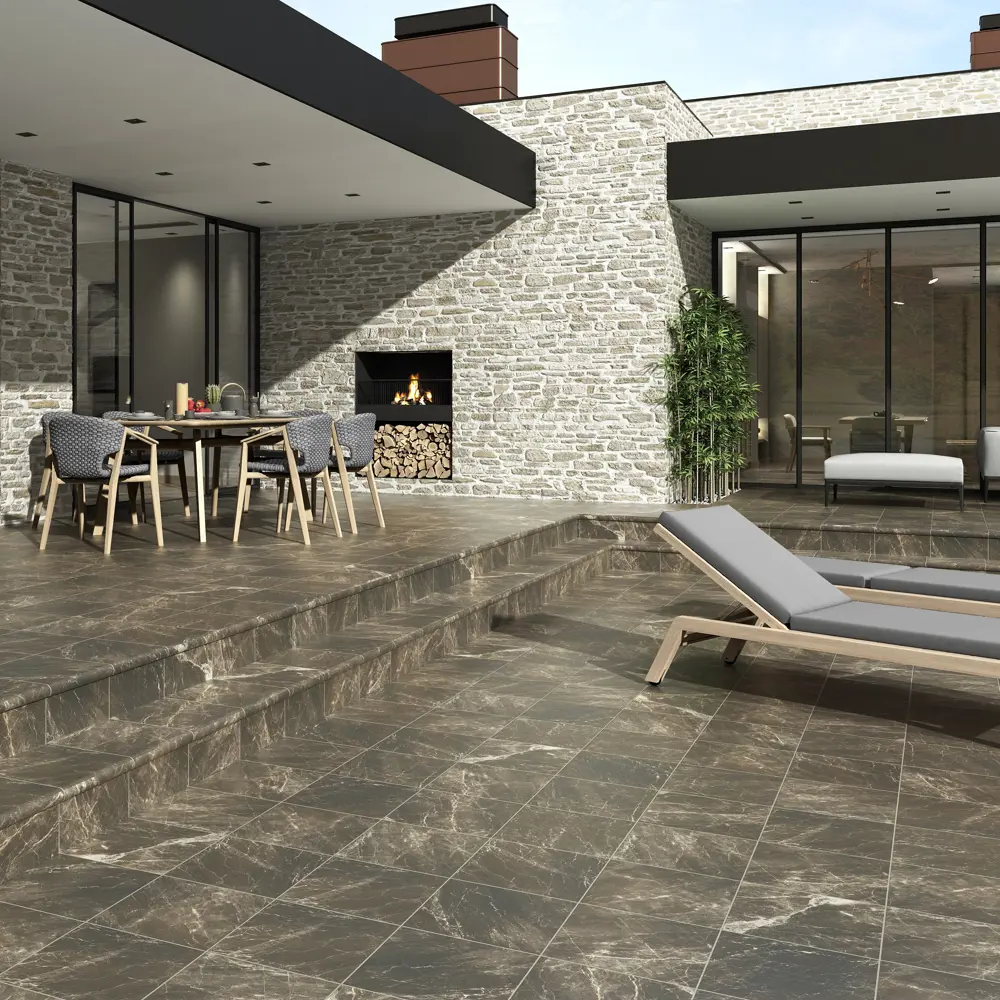 Santreyd Ступень Nevada Emperador 33×33 см — испанский клинкер для лестниц 88945132 STLM-0943578