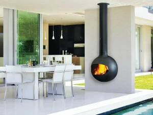 Focus creation Дровяной уличный настенный камин Emifocus