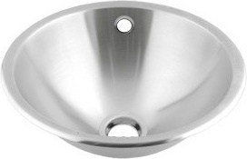SNR031CS Встраиваемая раковина из нержавеющей стали Ø355 мм с переливом mediclinics 