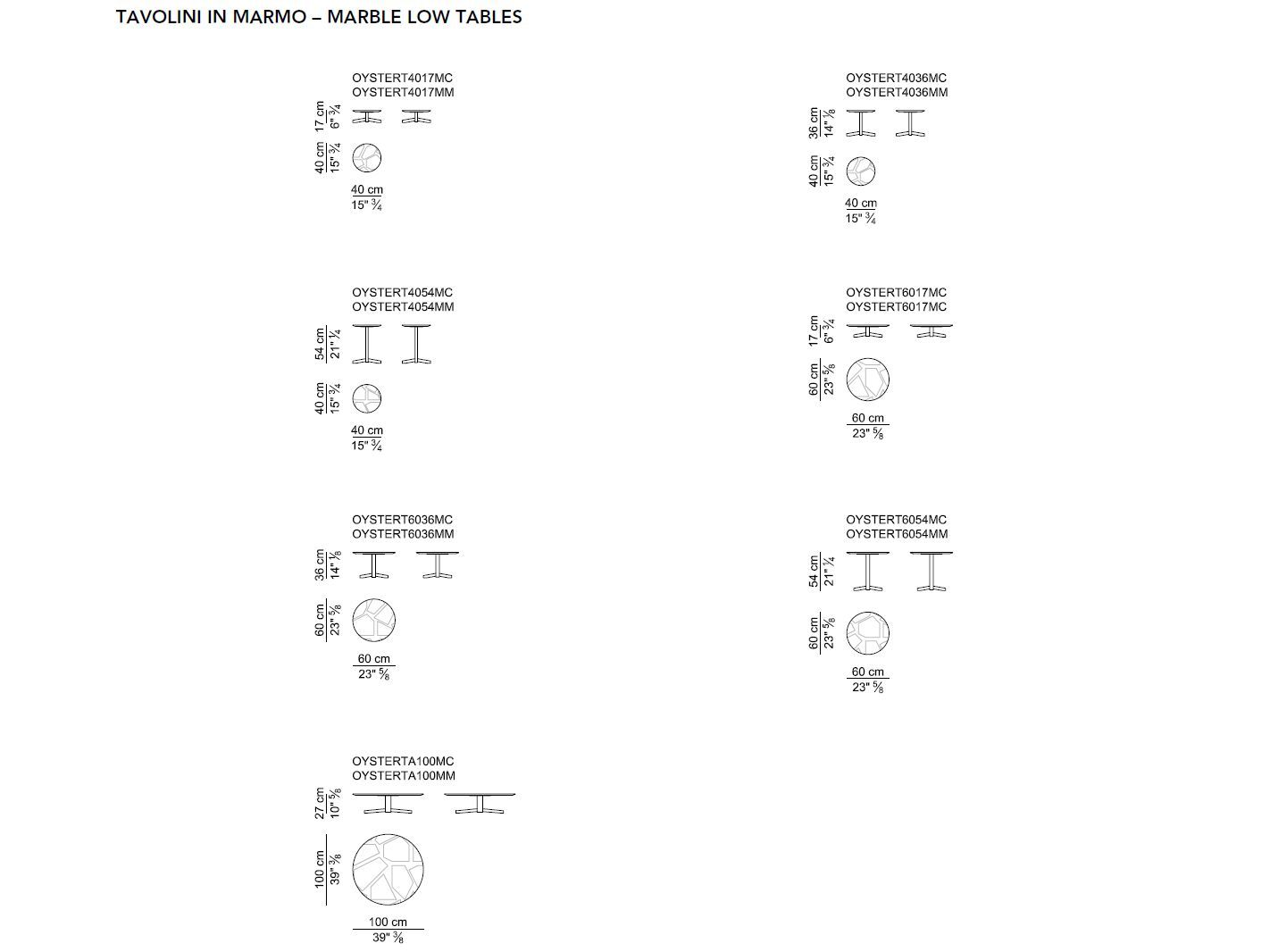 Низкий Хрустальный журнальный столик i 4 Mariani Oyster ARCH-00134986 - Вид №5