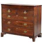 SOR27526 Дубовый комод с поперечными полосами ijlbrown  - Вид №7