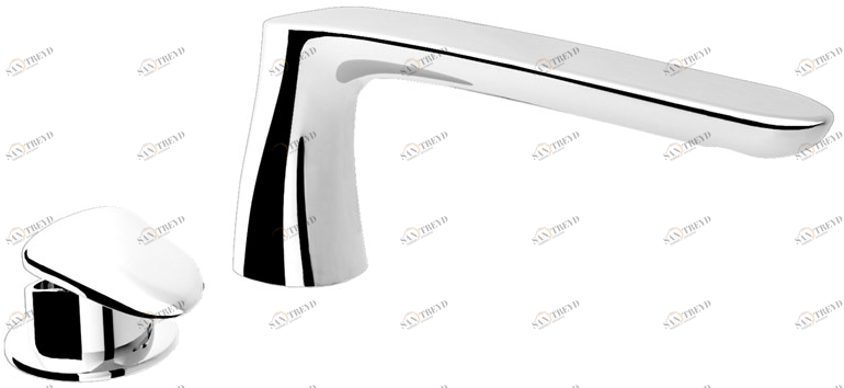 Fir Italia Однорычажный комплект для ванны на 2 отверстия Synergy open 93 9331204