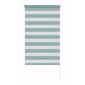 Рулонная штора день-ночь MIAMOZA Петер 80x160 см бирюзовая 89411401