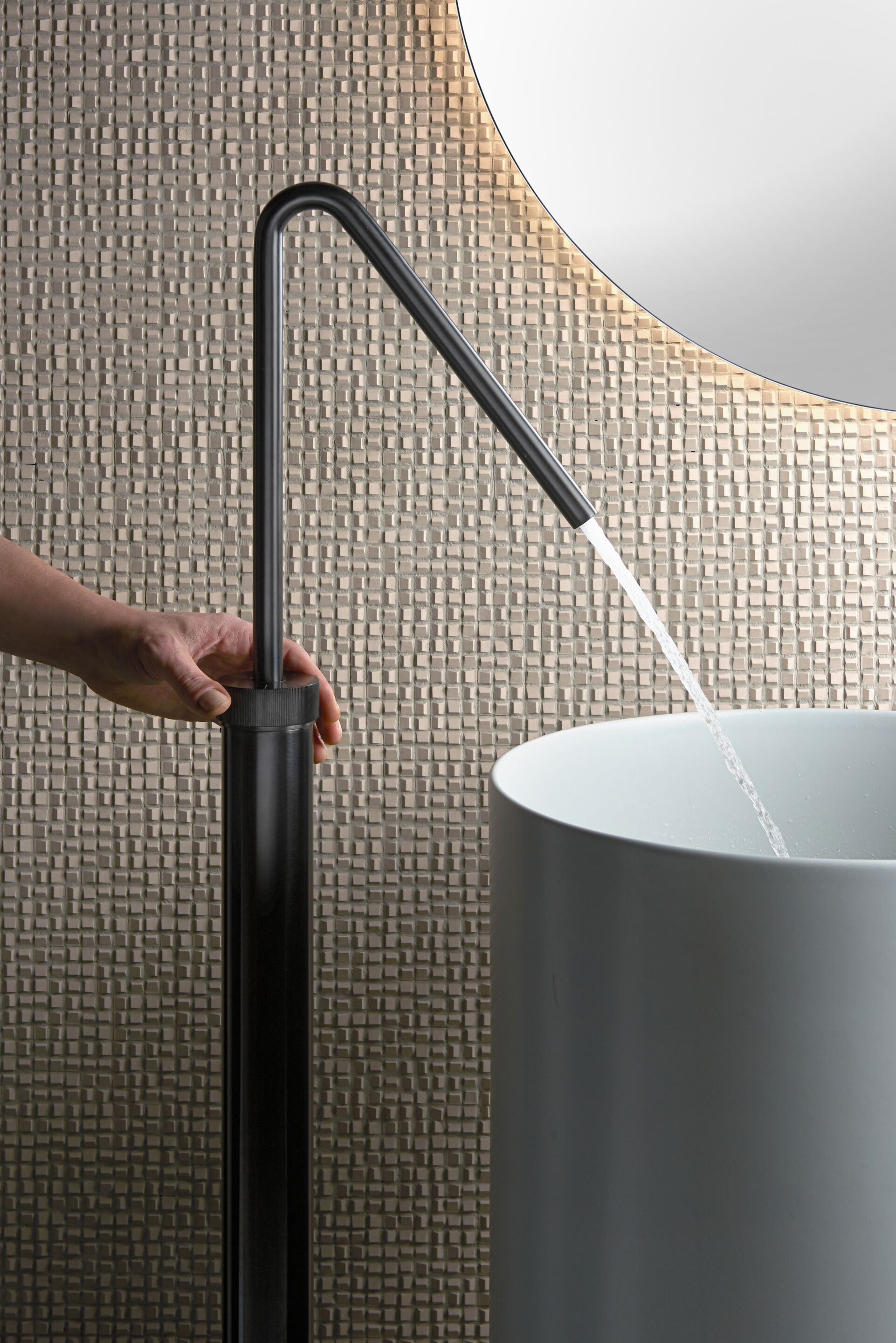 Смеситель для раковины из нержавеющей стали Amphora катушка ARCH-00047786 - Вид №4