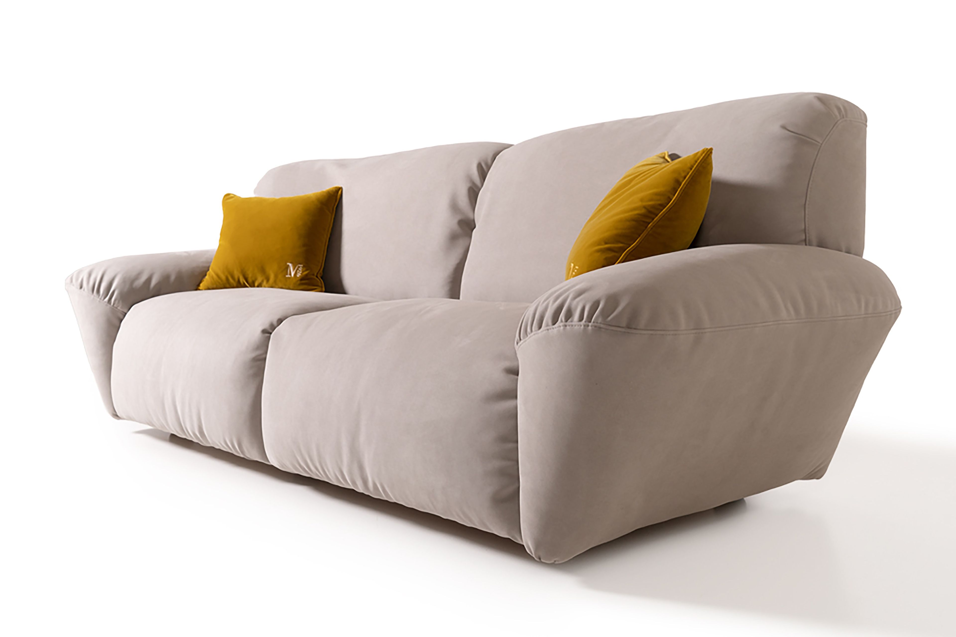 3-местный диван из микрофибры Mantellassi 1926 Beluga ARCH-00142125 - Вид №1