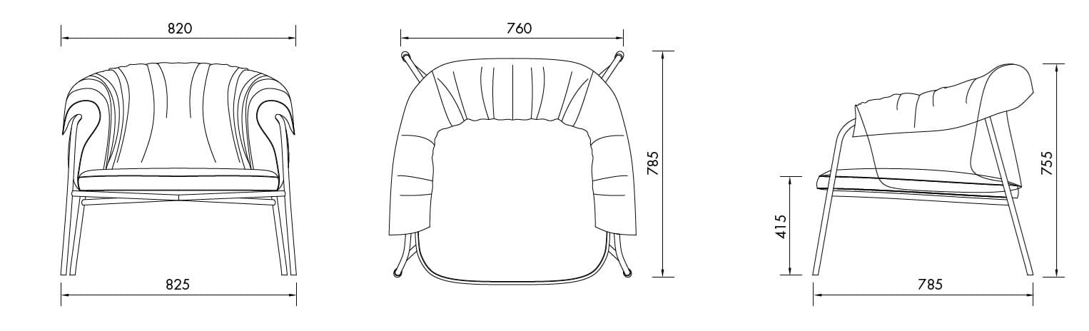 Тканевое кресло ALMA DESIGN лестница ARCH-00048910 - Вид №8