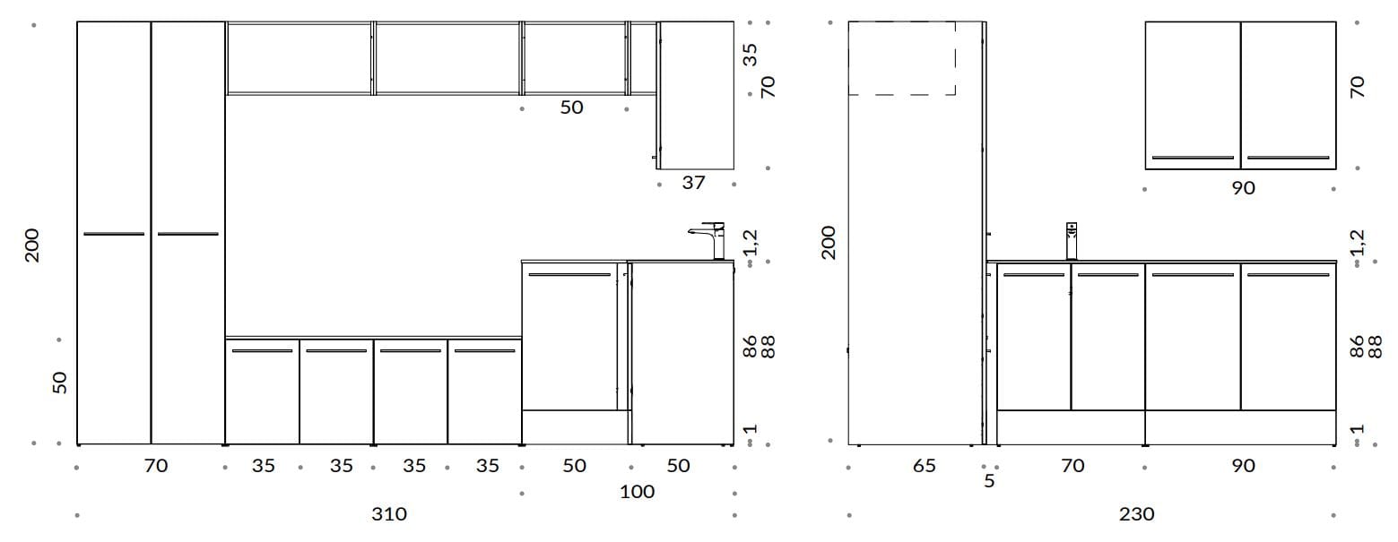 Деревянный шкаф для белья с распашными дверцами Gruppo Geromin магазин ARCH-00057344 - Вид №4