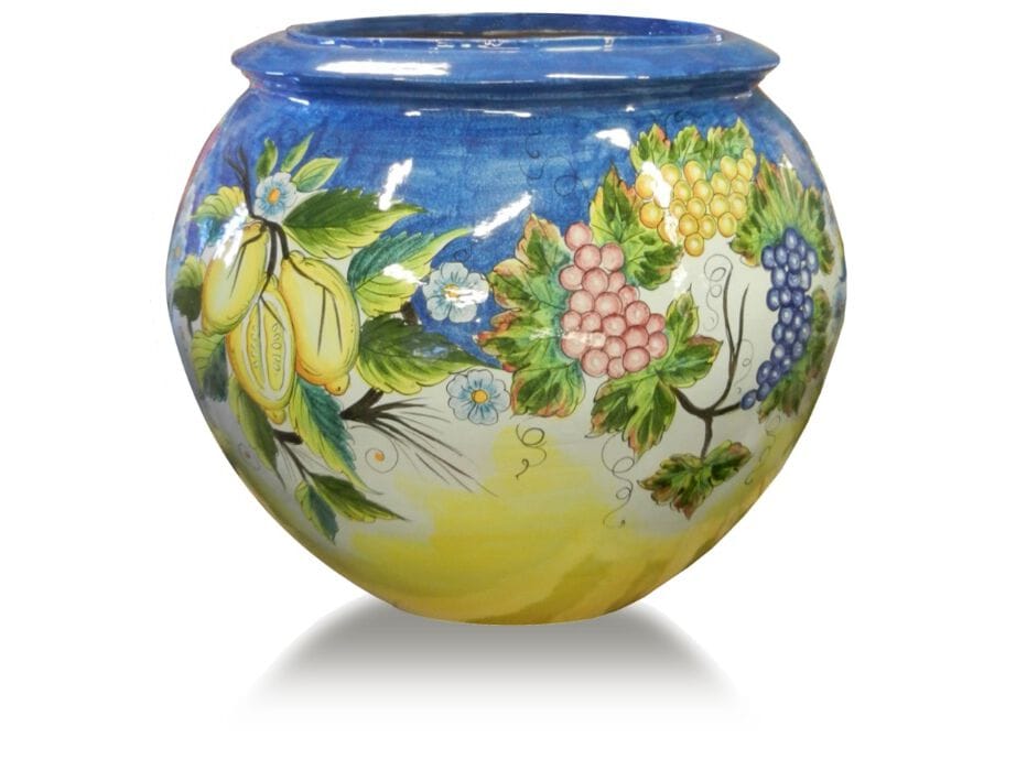 Терракотовый горшок Grandi Maioliche Ficola шаровые орки ARCH-00014712 - Вид №1