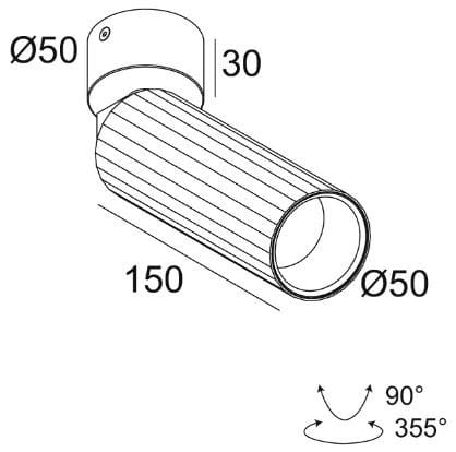 Регулируемый светодиодный прожектор Deltalight Hedra ARCH-00061841 - Вид №4
