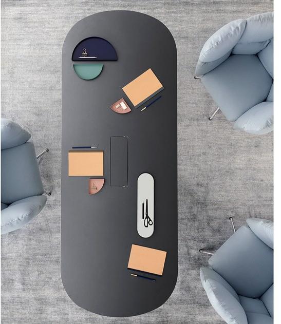 Manerba Стол / стол для переговоров из дерева Litta sun-id-1372123 - Вид №4