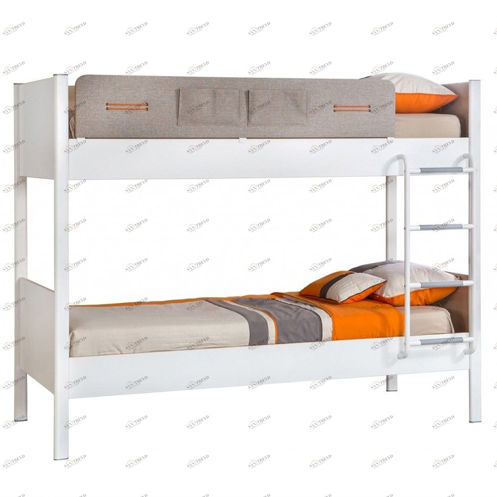 Детская двухъярусная кровать белая 100х190 см Dynamic CILEK DYNAMIC 00-3832153 Белый Santreyd 