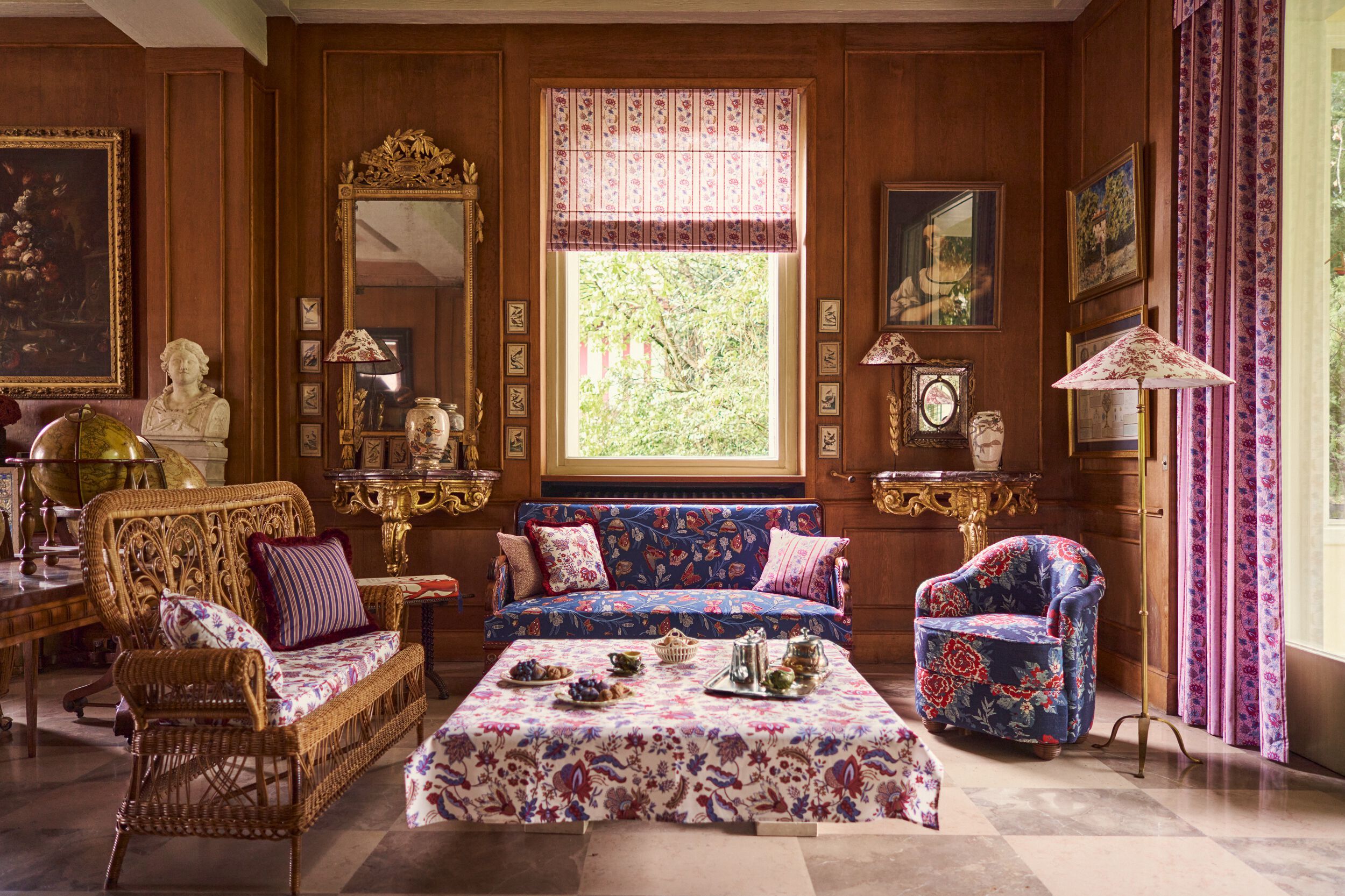 Хлопчатобумажная обивочная ткань LELIEVRE Quenin-Belle Époque ARCH-00093410 - Вид №10