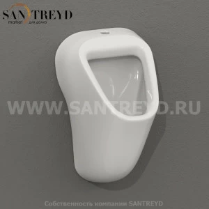 VA089BI Настенный писсуар, уринал с мушкой Ceramica Globo FORTY3