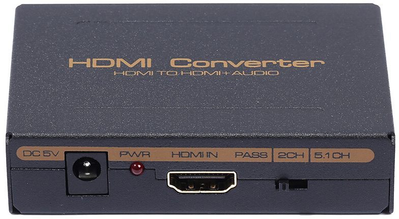 GL-vA02 масштабатор hdmi с разделением звука spdif+fl/frf серия greenline Greenconnect Santreyd  - Вид №4