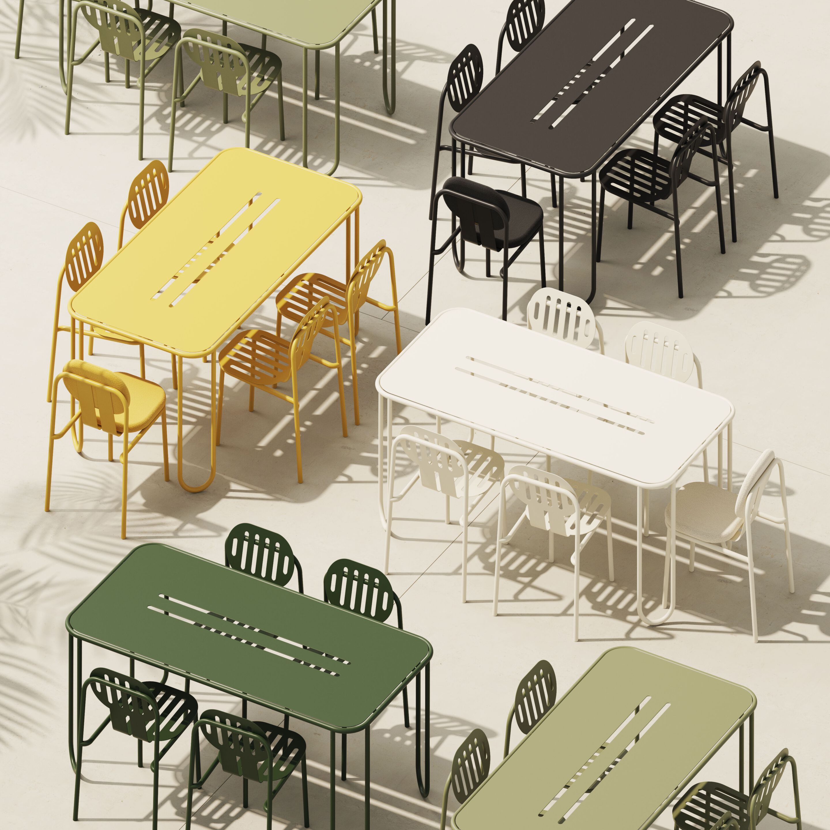 Алюминиевый прямоугольный садовый стол с порошковым покрытием Joyf пустыня ARCH-00024858 - Вид №7