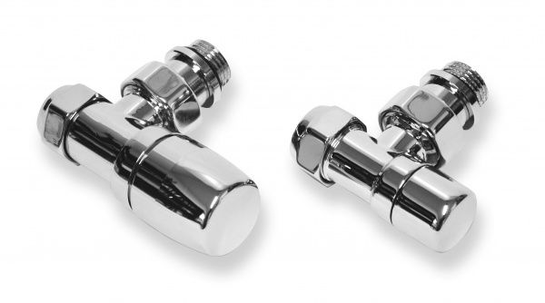 5991990311064 Cordivari, компл. клапанов "Kristal" без терм. головки для м/п труб, цвет хром 