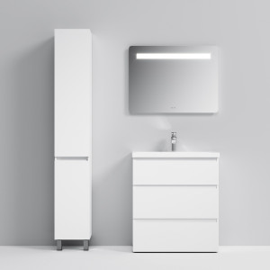 M91FSX0752WG База под раковину напольная 75 см 3 ящика белый глянец AM.PM Gem S