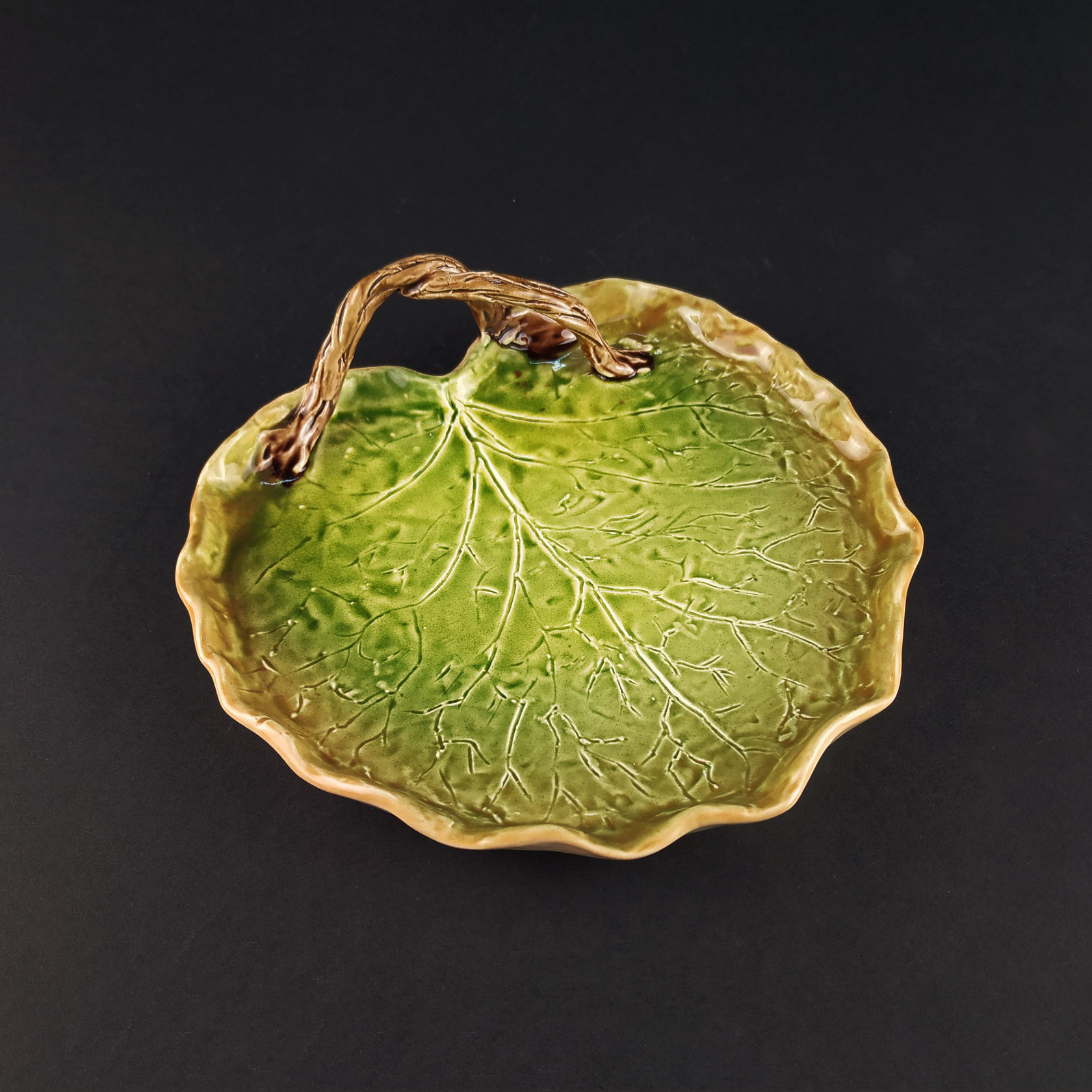 Блюдо дополнительное Серо-зеленый PROVANSFAIENCE sun-id-994525 - Вид №3