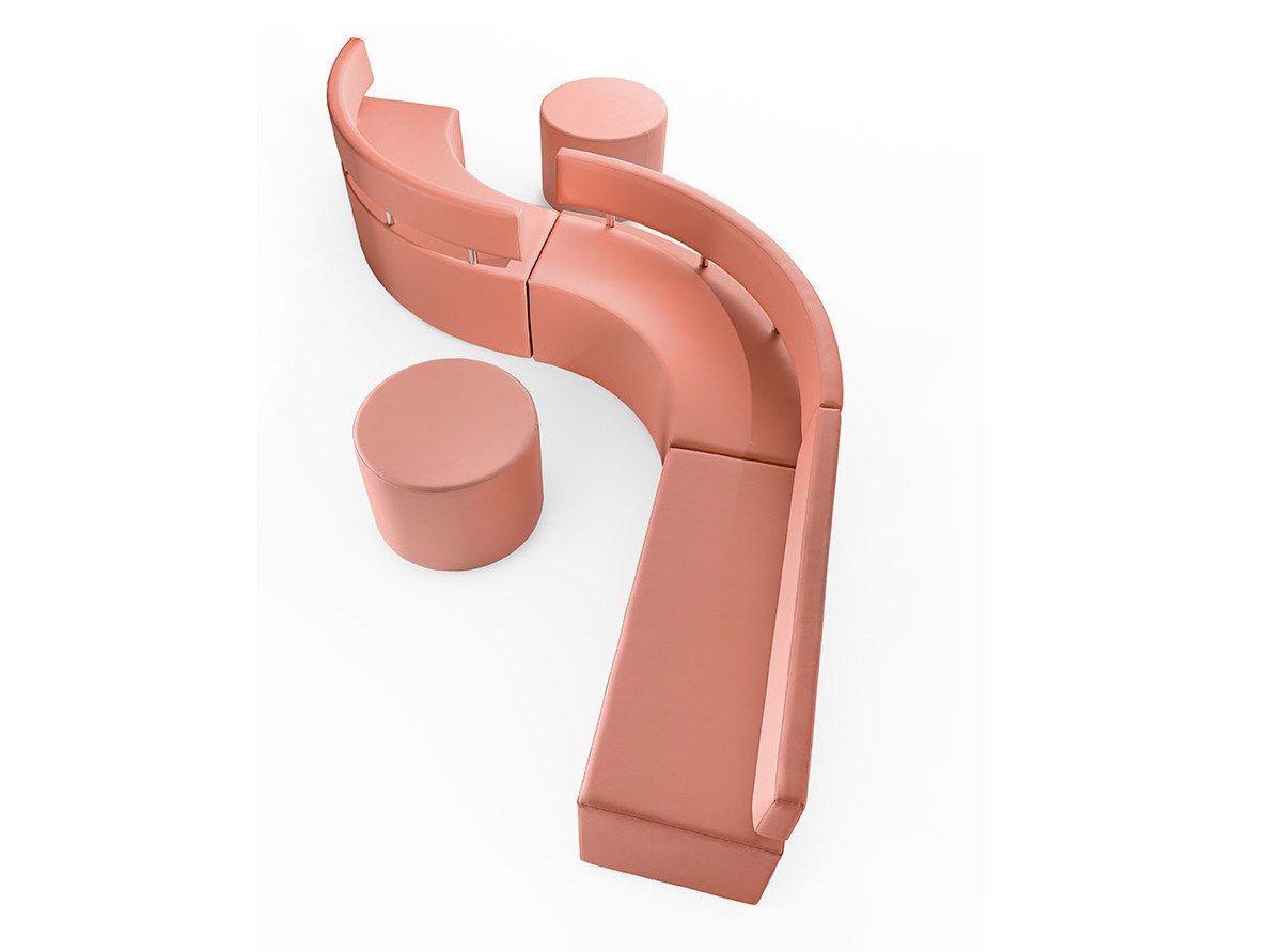 Модульная мягкая скамья со спинкой Sedex ARCH-00110201