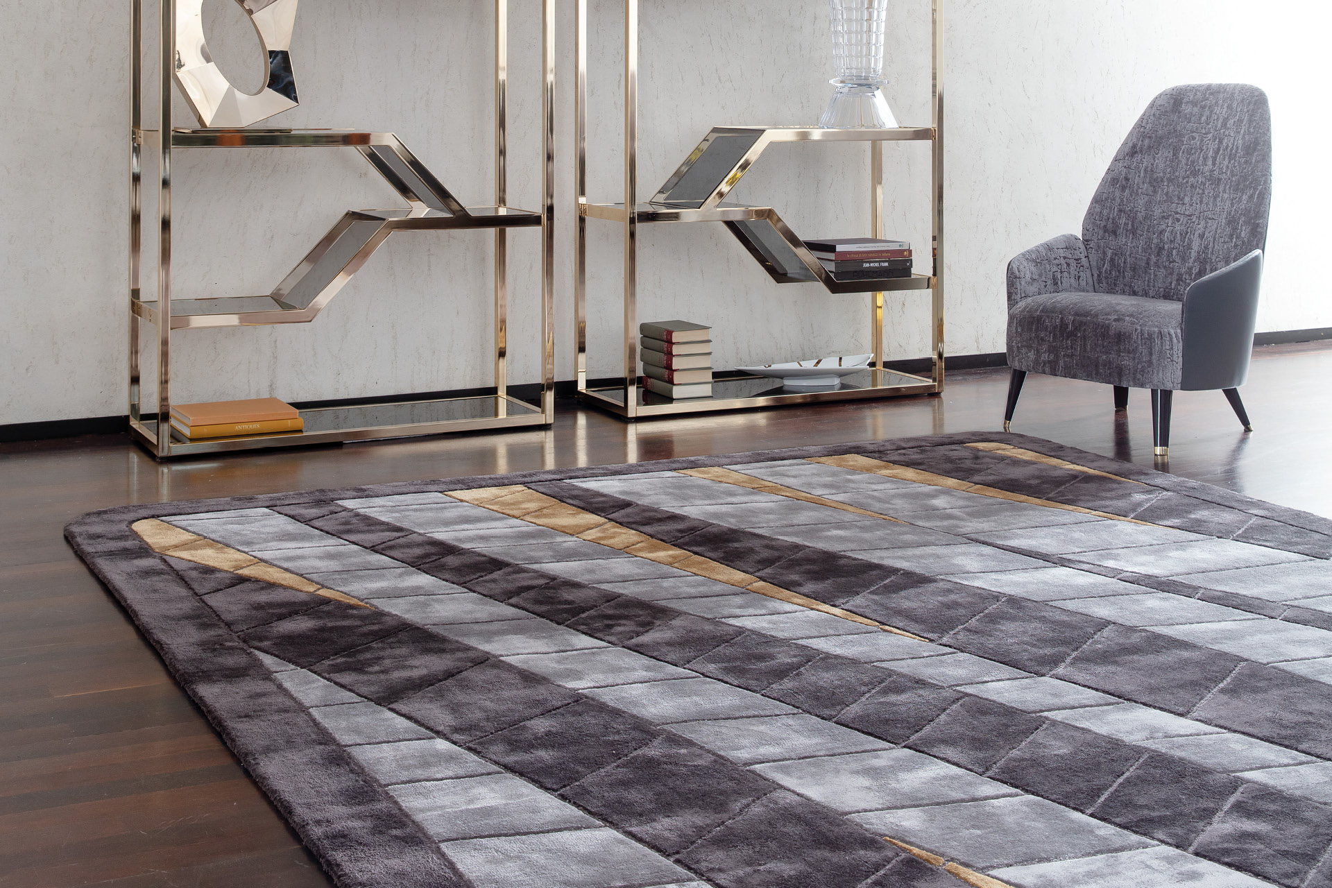 GRST285 Charisma прямоугольный золотой ковер - giorgio collection Декор - Вид №1