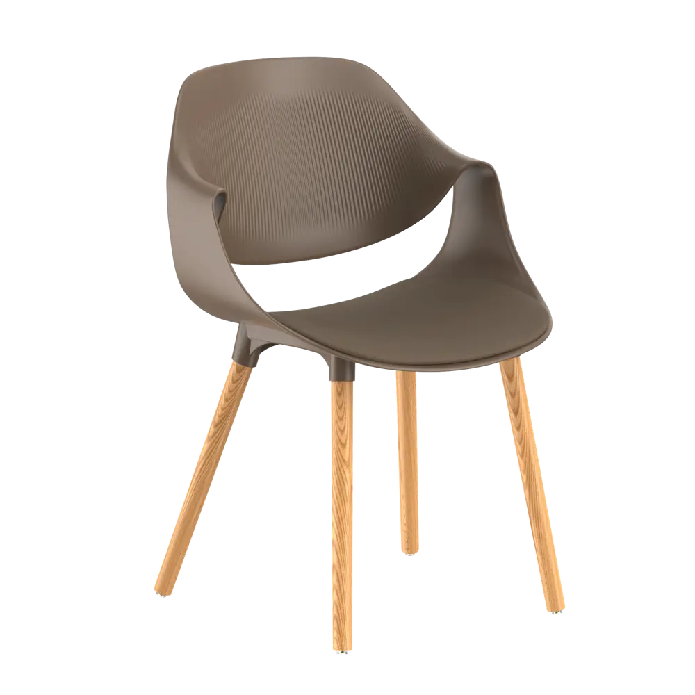 Кухонный стул STEPP Il Tornese с деревянными ножками 89440280 STLM-1581089