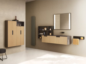 Термо текстурированный подвесной умывальник