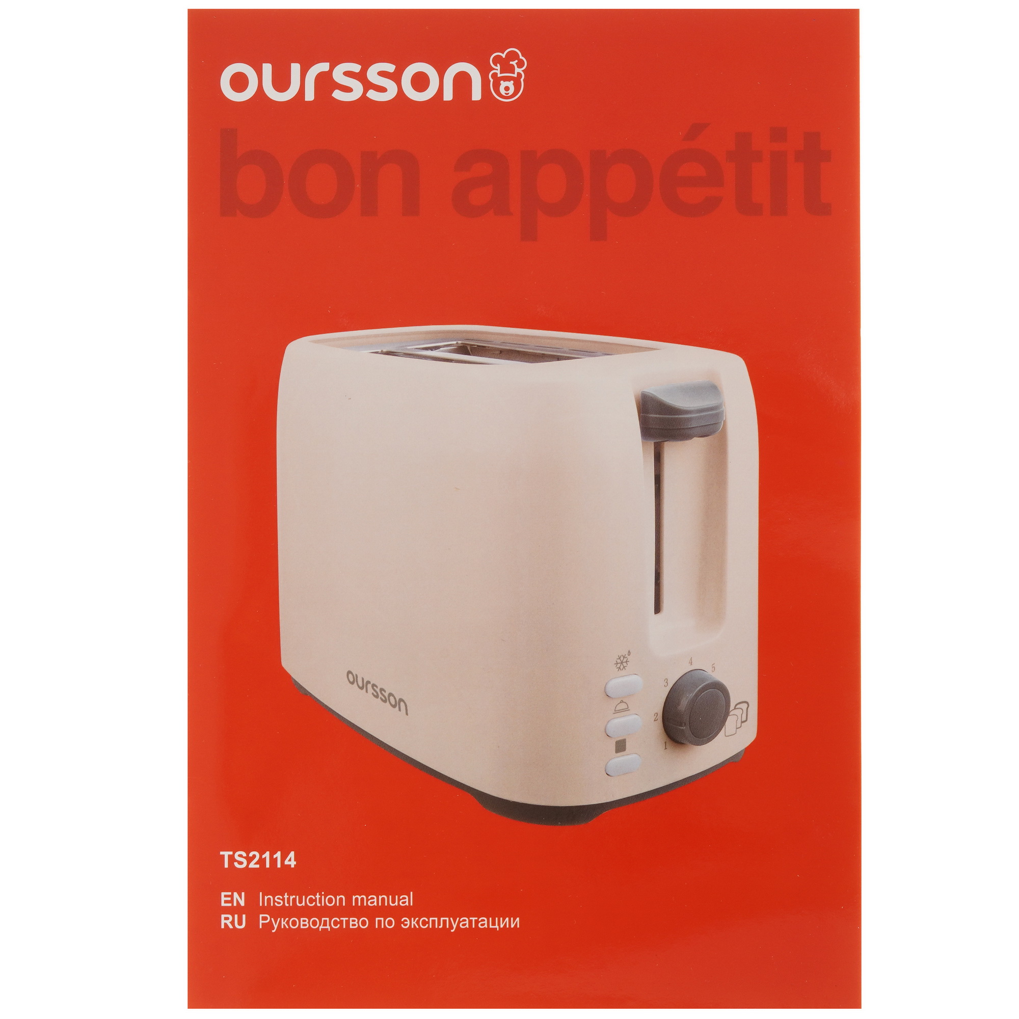 9079235 Тостер Oursson TS2114/BL черный STDN-0141983 - Вид №6
