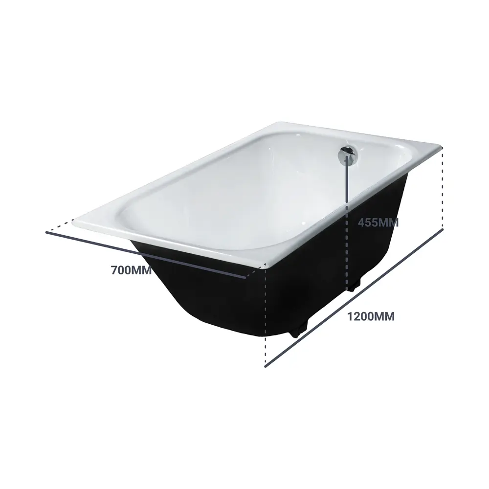 Santreyd Ванна Малютка - компактная чугунная классика для уютной ванной 82619562 ЛМ STLM-0031896 - Вид №6