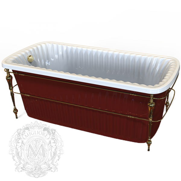 24327 Ванна из литьевого мрамора Migliore Olivia