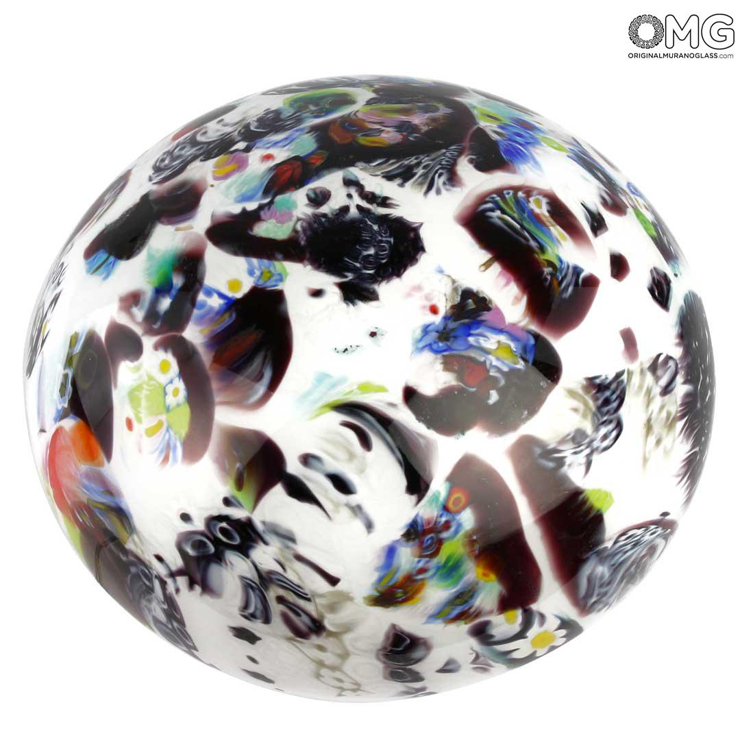 3944 ORIGINALMURANOGLASS Настольная лампа Чёрный Камень из муранского стекла - OMG 16 см  - Вид №1