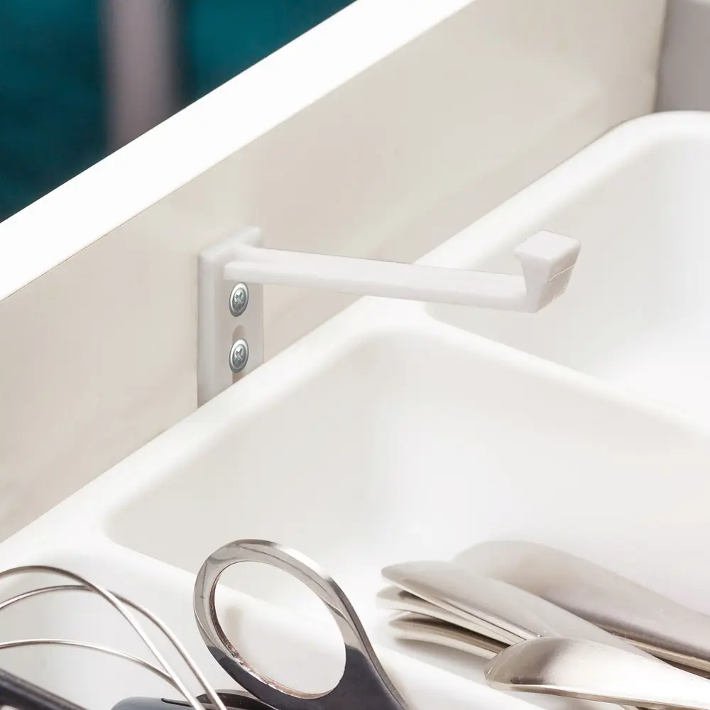 Блокиратор мебельных ящиков 100% BABY SAFETY - защита от детей, 10 шт 85638429 100 % BABY SAFETY STLM-0064928 - Вид №6